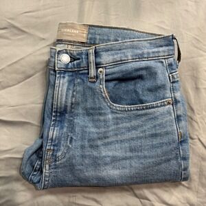 Everlane The Cheeky Cropped Jeans Light Wash Denim Women's 28 Daily Classic